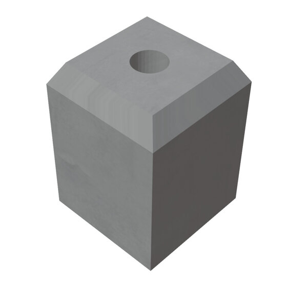 Sokkel met facetrand
