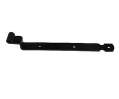 Duimheng met bocht zwart 450 mm (grote bocht) [6 mm]
