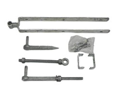 Set voor Engelse poort met inslagduim Vuurverzinkt 600x72mm [6mm]