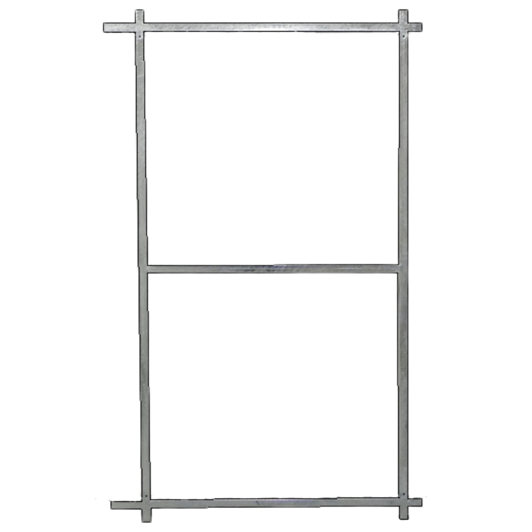 Schuifpoort frame 116,5x190 cm - vuurverzinkt staal 2mm - poortframe