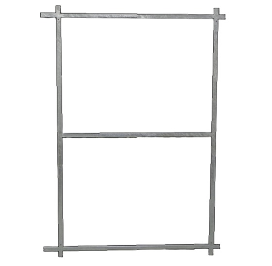 Schuifpoort frame 136,5x190 cm - 2mm vuurverzinkt staal