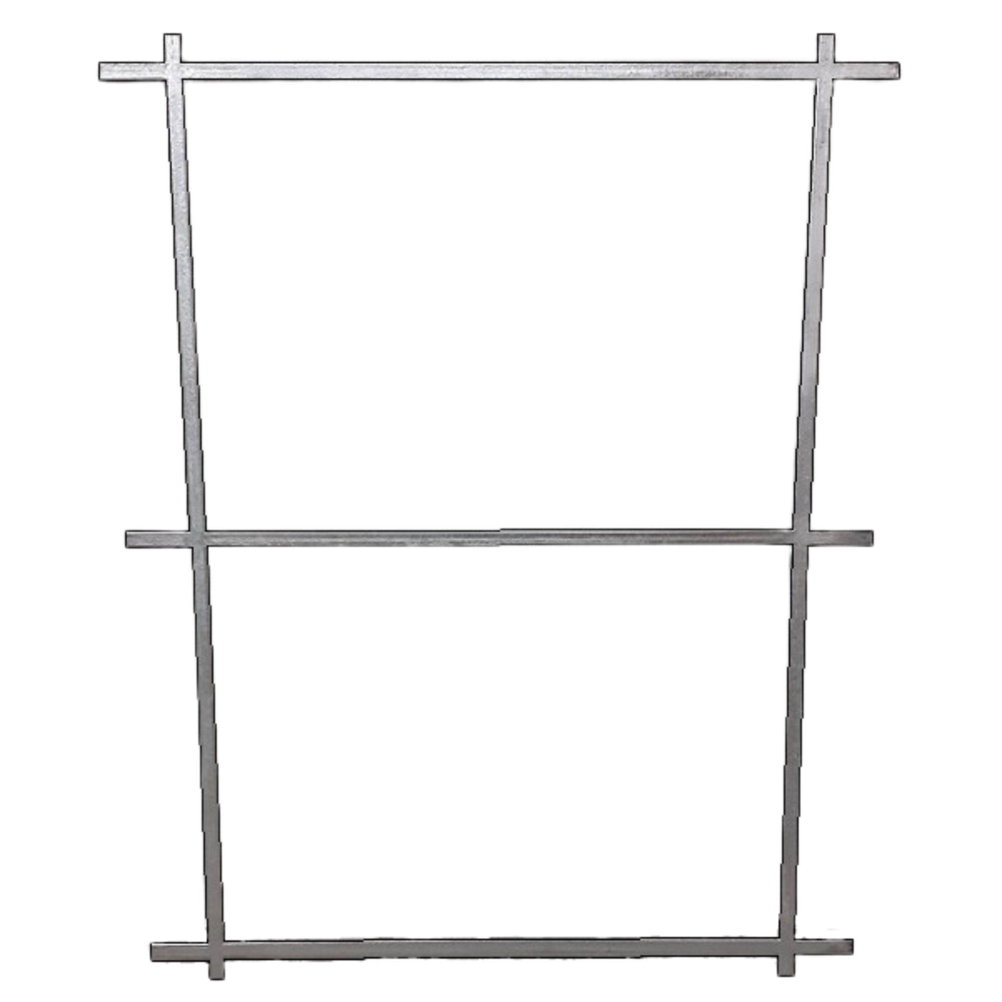 Vuurverzinkt poortframe 150x190cm voor schuifpoorten - staal
