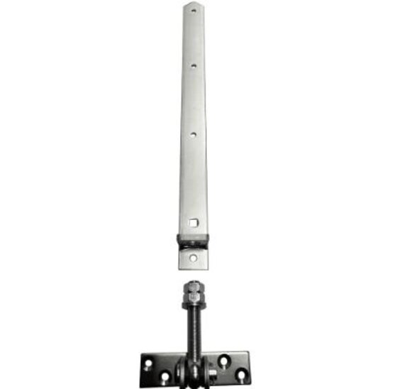 Verstelbaar Poortbeslag 670x40x5mm Verzinkt