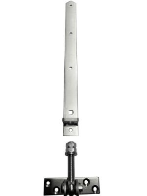 Verstelbaar Poortbeslag 670x40x5mm Verzinkt