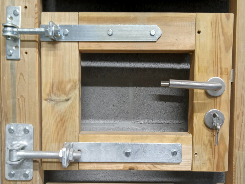 Verstelbaar poortbeslag 1000x40x5mm - Galvanisch Verzinkt