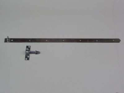 Verstelbaar poortbeslag 1000x40x5mm - Galvanisch Verzinkt