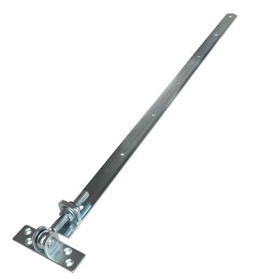 Verstelbaar poortbeslag 1000x40x5mm - Galvanisch Verzinkt