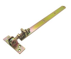 Verstelbaar poortbeslag 470x40x5mm - Geel Verzinkt