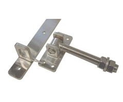 Verstelbaar poortbeslag 300x40x6mm - RVS