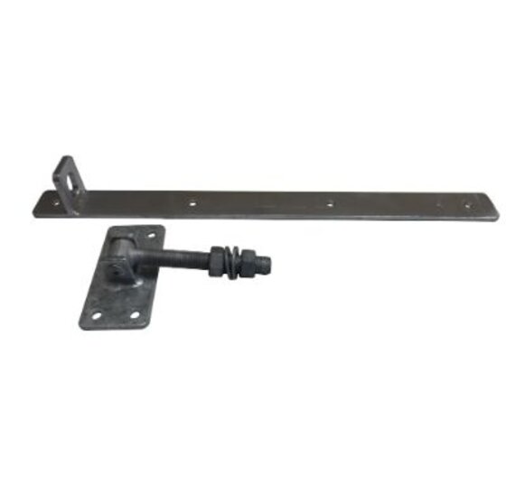 Verstelbaar poortbeslag 600x50x6mm - Vuurverzinkt