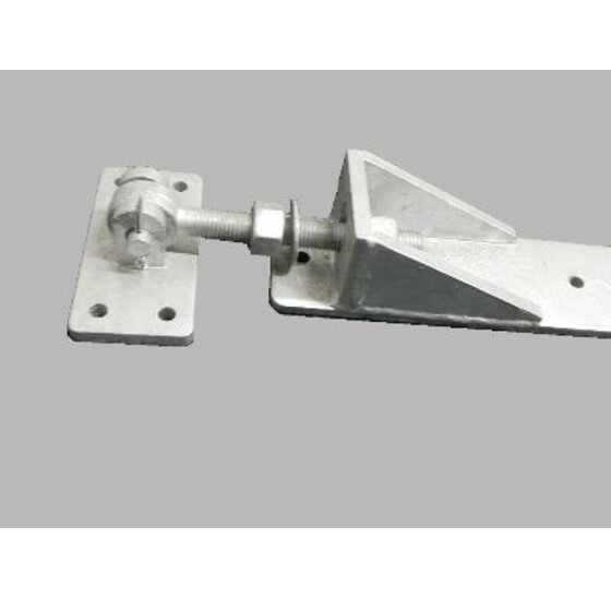 Verstelbaar poortbeslag 1000x80x10mm - Vuurverzinkt