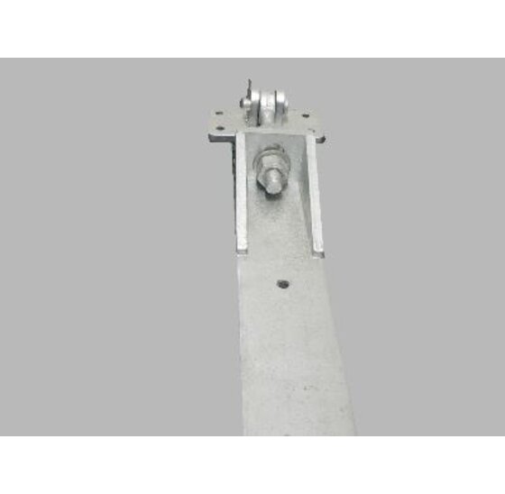 Verstelbaar poortbeslag 1000x80x10mm - Vuurverzinkt