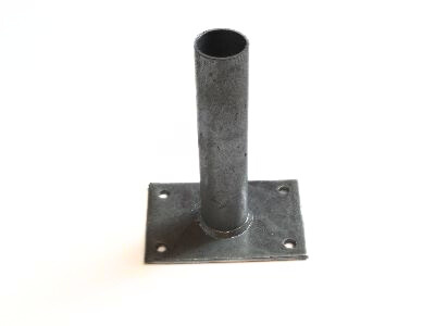 Paalhouder voor ronde palen Ø44mm Vuurverzinkt