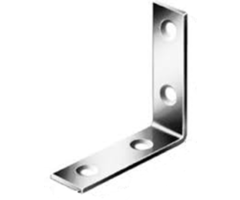 Hoekanker30x30x15mm [2mm] Galvanisch verzinkt - 100 stuks