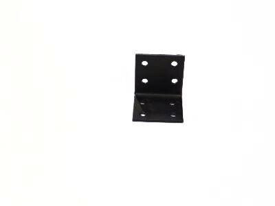 Hoekanker 40x40x40mm Zwart Gepoedercoat - 100 stuks