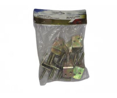 L-beslag met schroef 35x30x40mm (per 12 stuks) [2mm] Geel verzinkt - 25 stuks