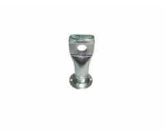 Schroefhuls met dwarsgat en flensplaat M20x100 mm verzinkt - 100 stuks