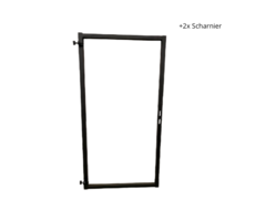 Poortframe 98,5x190cm voor blokhutprofielen - Zwarte structuurcoating