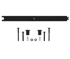 Verlengrail 900mm (alle andere) Zwart gepoedercoat