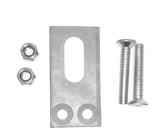 Lip voor poortframe 80x40mm [6mm] Vuurverzinkt