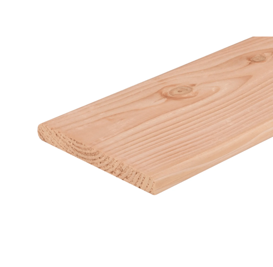 Draaibare lamellen 220 cm RVS met douglas planken - Flex Fence set