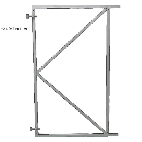 Verstelbaar poortframe