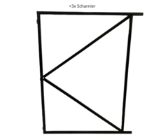 Verstelbaar poortframe 120x155 cm staal 1.8mm zwart gepoedercoat