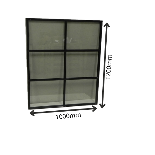 Stalen raam dubbel glas