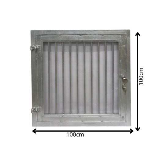 Stalraam Links Model 100x100cm Vuurverzinkt