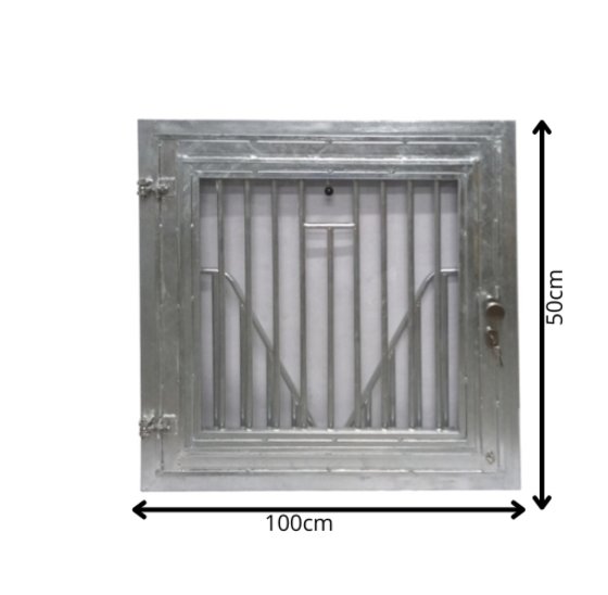Stalraam Kantelbaar 100x50cm - V Rooster Vuurverzinkt
