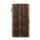 Bamboe tuindeur 100x200 cm op gegalvaniseerd stalen frame - extra donker