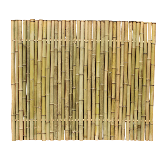 Bamboepalen scherm/schutting 180x180 cm - Naturel