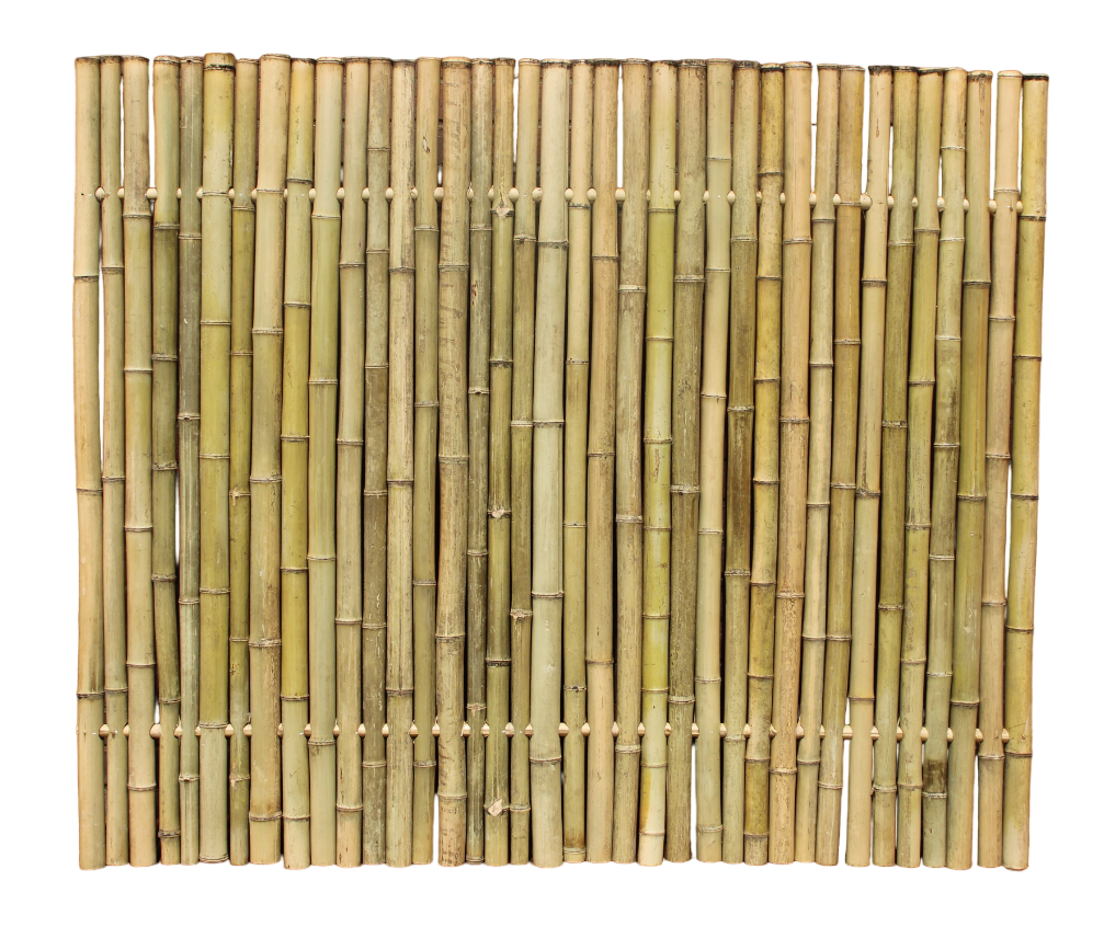 Bamboepalen scherm/schutting 180x180 cm - Naturel
