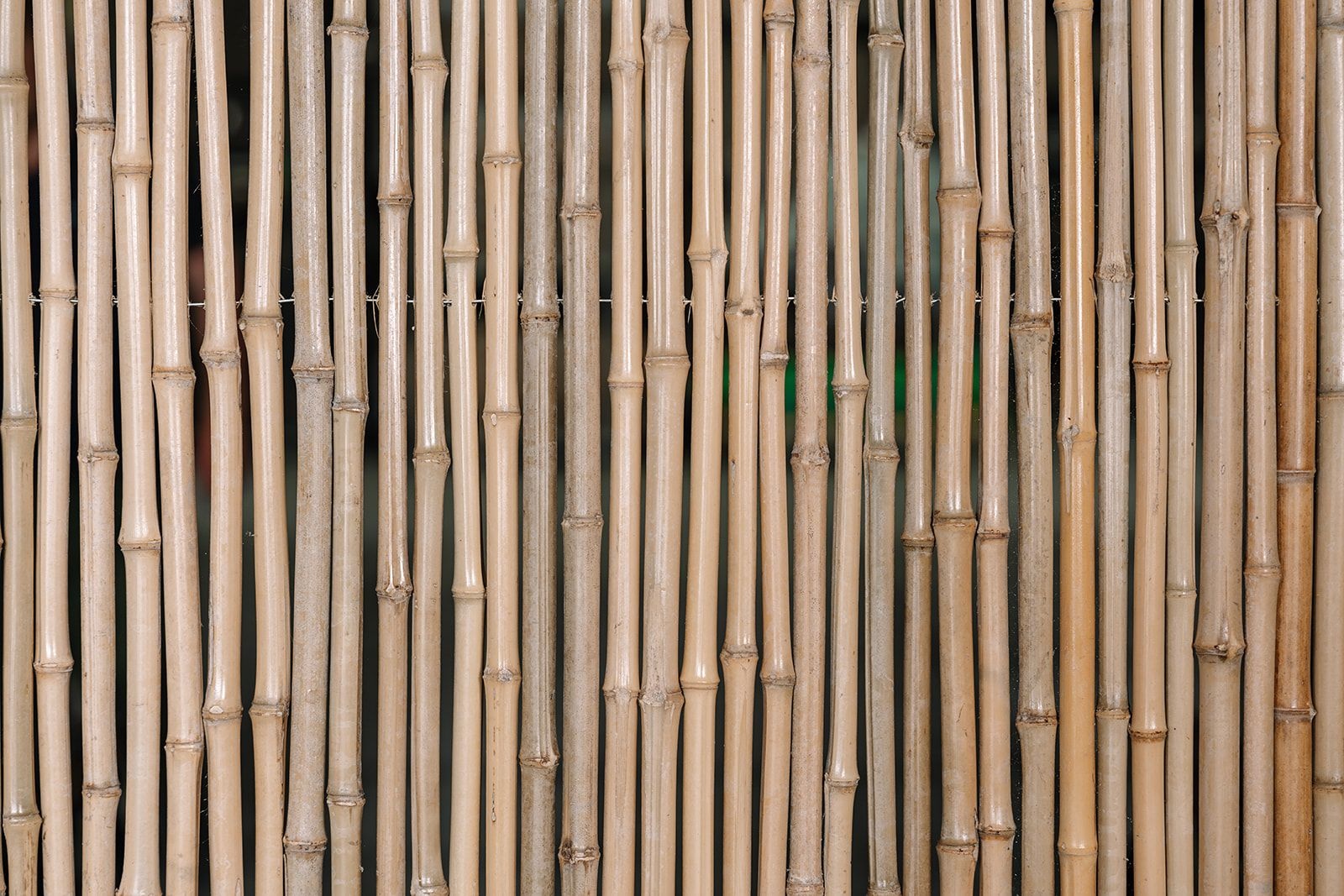 Bamboeschutting Naturel Houten Frame 180X180