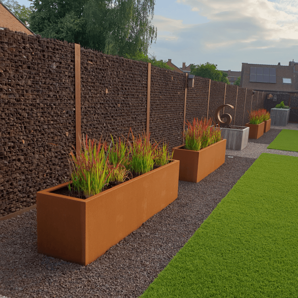 Cortenstaal plantenbakken