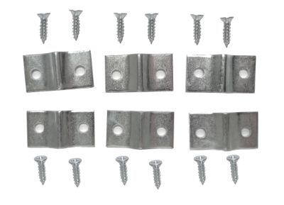 Traliebeslag 20x36mm Verzinkt - Set van 6 stuks