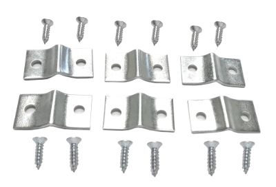 Traliebeslag 20x36mm Verzinkt - Set van 6 stuks