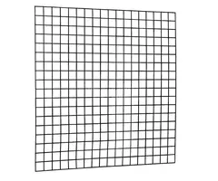 Gaaspaneel - 170x170 cm (maas:7,5x7,5 cm) [4 mm] - zwart - per 100 st.