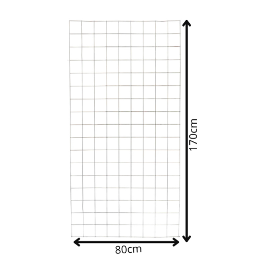 Gaaspaneel 80x170cm Vuurverzinkt - Maas 10x10cm - 4mm