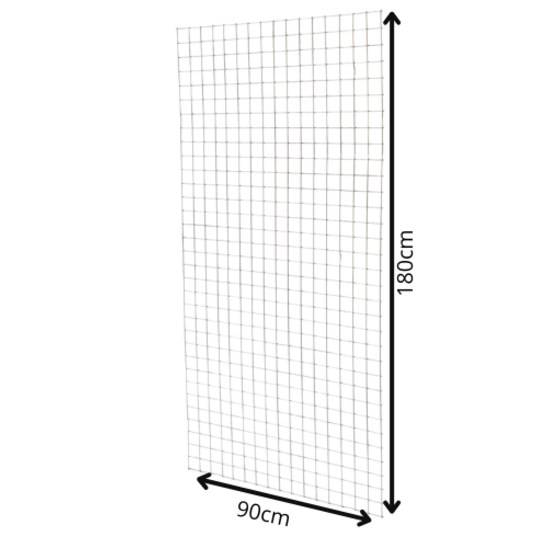 Gaaspaneel 90x180cm verzinkt - maaswijdte 5x5cm - draaddikte 4mm