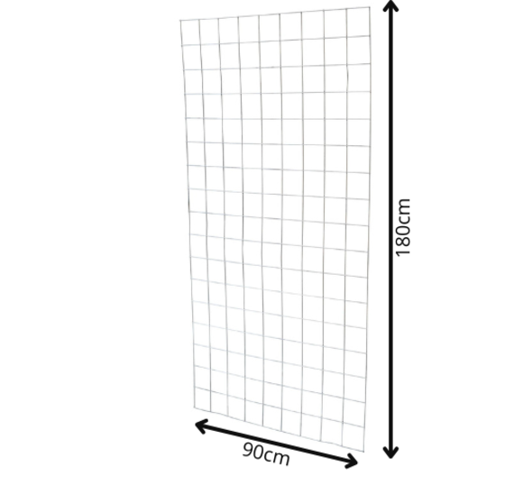 Gaaspaneel 90x180cm met maaswijdte 10x10cm, 4mm draad, verzinkt