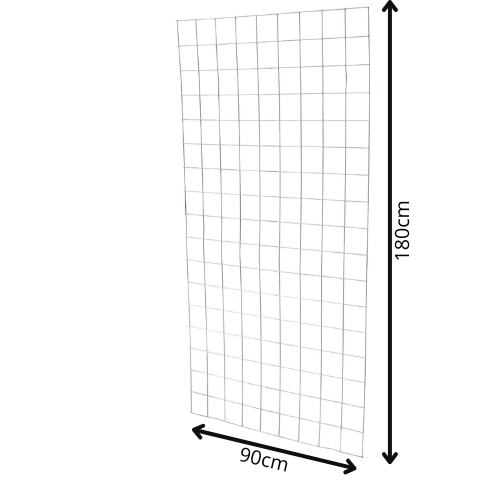 Gaaspaneel 90x180cm met maaswijdte 10x10cm, 4mm draad, verzinkt