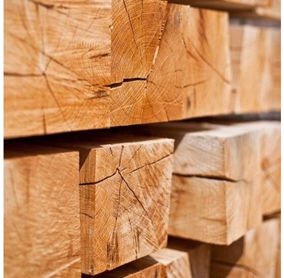 Eiken palen 10x10 cm onbehandeld fijnbezaagd – diverse lengtes