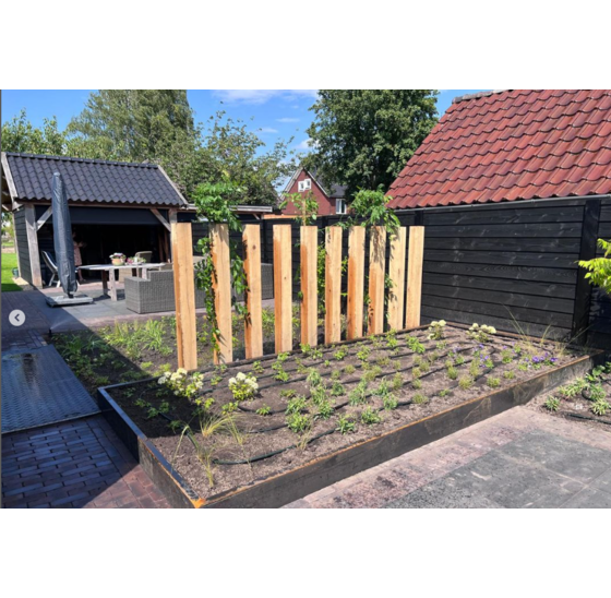 Eiken palen 10x10 cm onbehandeld fijnbezaagd – diverse lengtes
