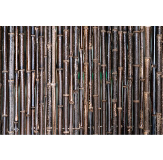 Bamboemat donker ongebrand 100x180 cm - natuurlijke donkere kleur