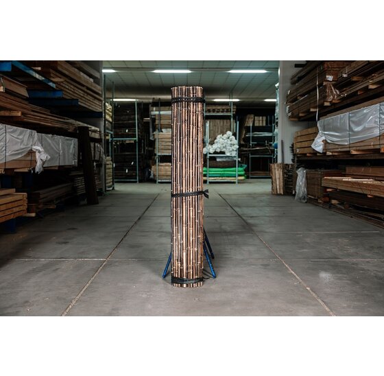 Bamboemat donker ongebrand 100x180 cm - natuurlijke donkere kleur