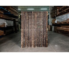 Bamboemat donker ongebrand 100x180 cm - natuurlijke donkere kleur