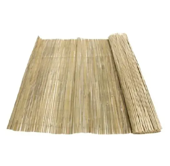 Bamboemat gespleten naturel 100x500 cm | 3mm dik bamboe schutting