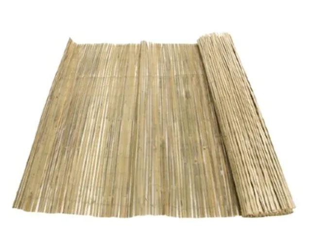 Bamboemat gespleten naturel 100x500 cm | 3mm dik bamboe schutting