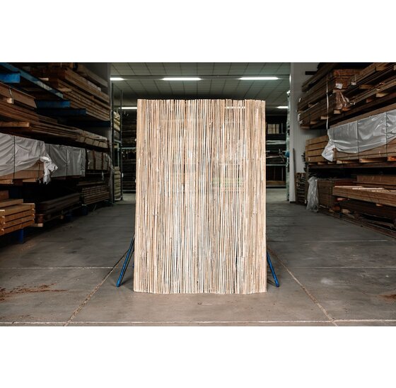 Bamboemat gespleten naturel 100x500 cm | 3mm dik bamboe schutting